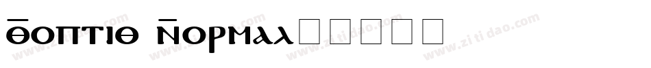 Coptic Normal字体转换